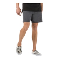 Vans Men's Saltwash 18-in Cotton Shorts, Relaxed Fit Front_Angled_Right