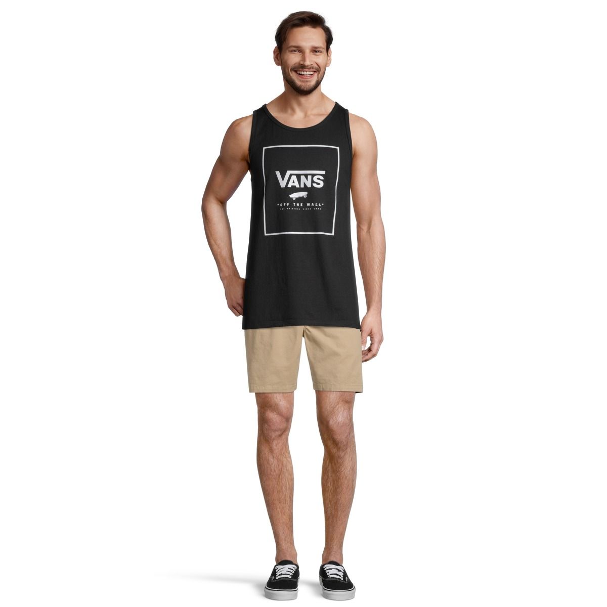 Vans Men's Range 18-in Cotton Shorts, Relaxed Fit