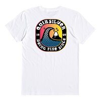 Quiksilver Men's Another Story T Shirt, Short Sleeve, Crew Neck, Cotton, Graphic Front_Flat