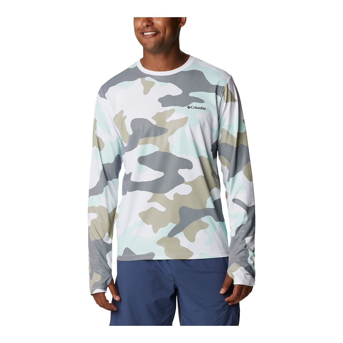 Columbia Men's Sun Deflector Summerdry Long Sleeve T Shirt