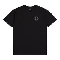 Brixton Men's Crest II T Shirt, Short Sleeve, Crew Neck, Cotton, Logo Front_Flat