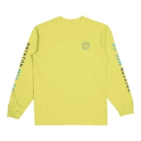 Brixton Men's Crest II T Shirt, Long Sleeve, Crew Neck, Cotton, Logo Front_Flat