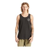 Brixton Men's Crest Tank Top, Sleeveless Front_Flat