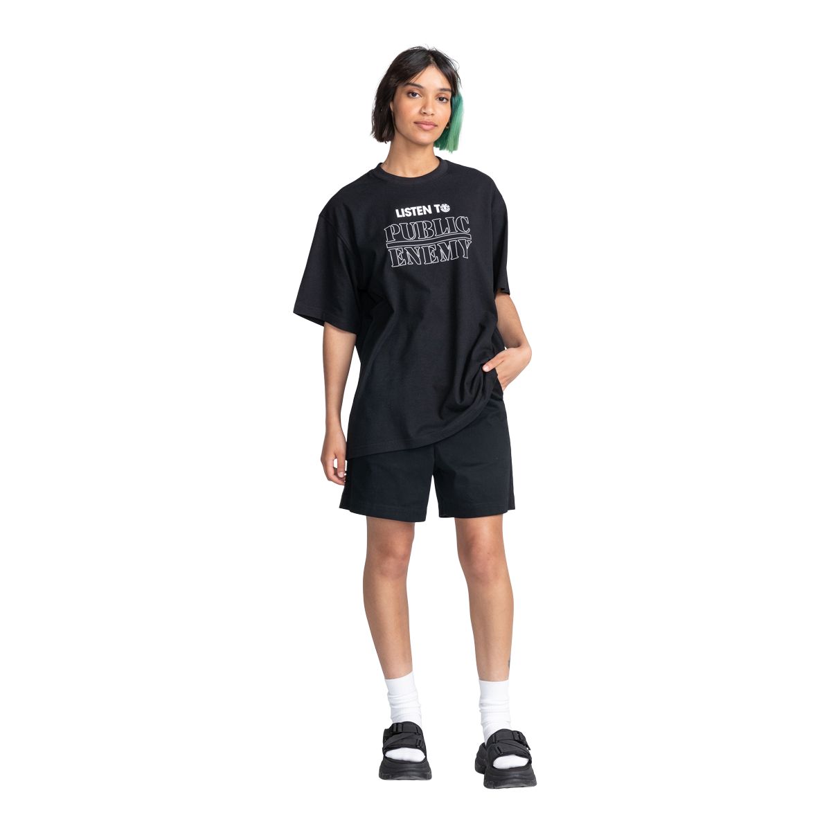 Element Men's X Public Enemy Listen To T Shirt