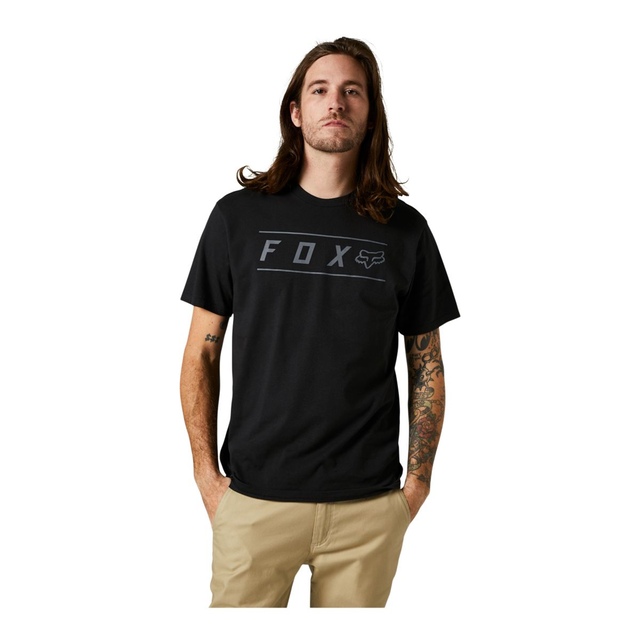 Fox Men's Pinnacle Premium T Shirt, Short Sleeve, Crew Neck, Cotton, Logo