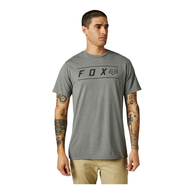 Fox Men's Pinnacle Premium T Shirt, Short Sleeve, Crew Neck, Cotton, Logo