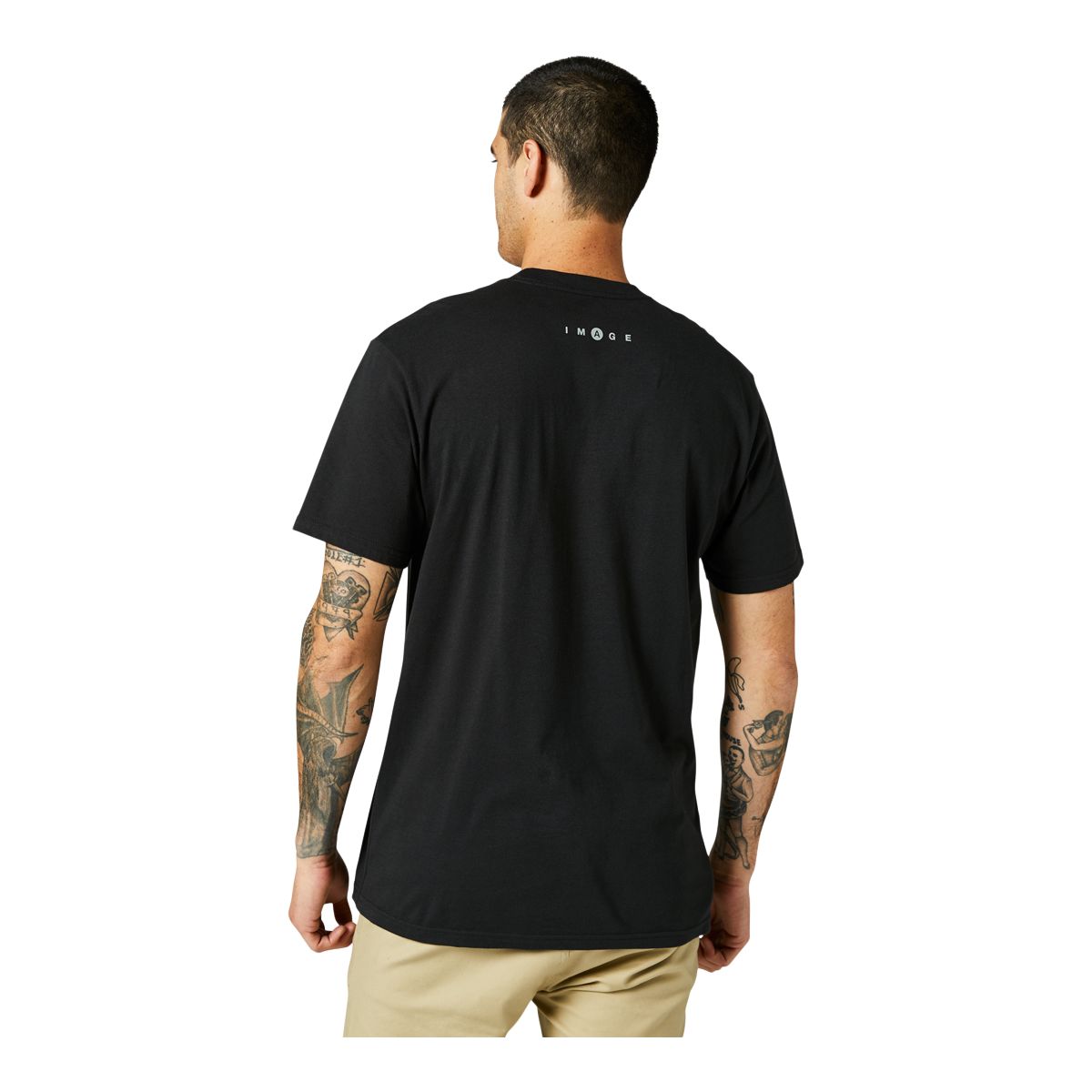 Fox Men's Skarz Premium T Shirt, Short Sleeve, Crew Neck, Cotton, Graphic