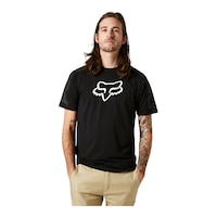 Fox Men's Divide Tech T Shirt, Short Sleeve, Crew Neck, Polyester, Graphic Front_Flat