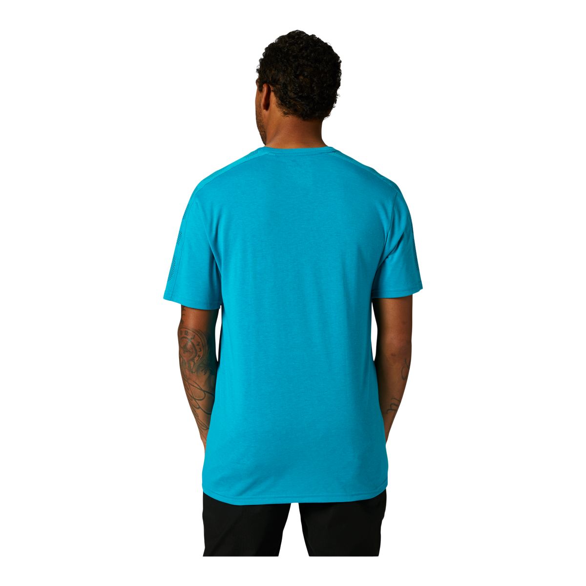 Fox Men's Divide Tech T Shirt, Short Sleeve, Crew Neck, Polyester, Graphic