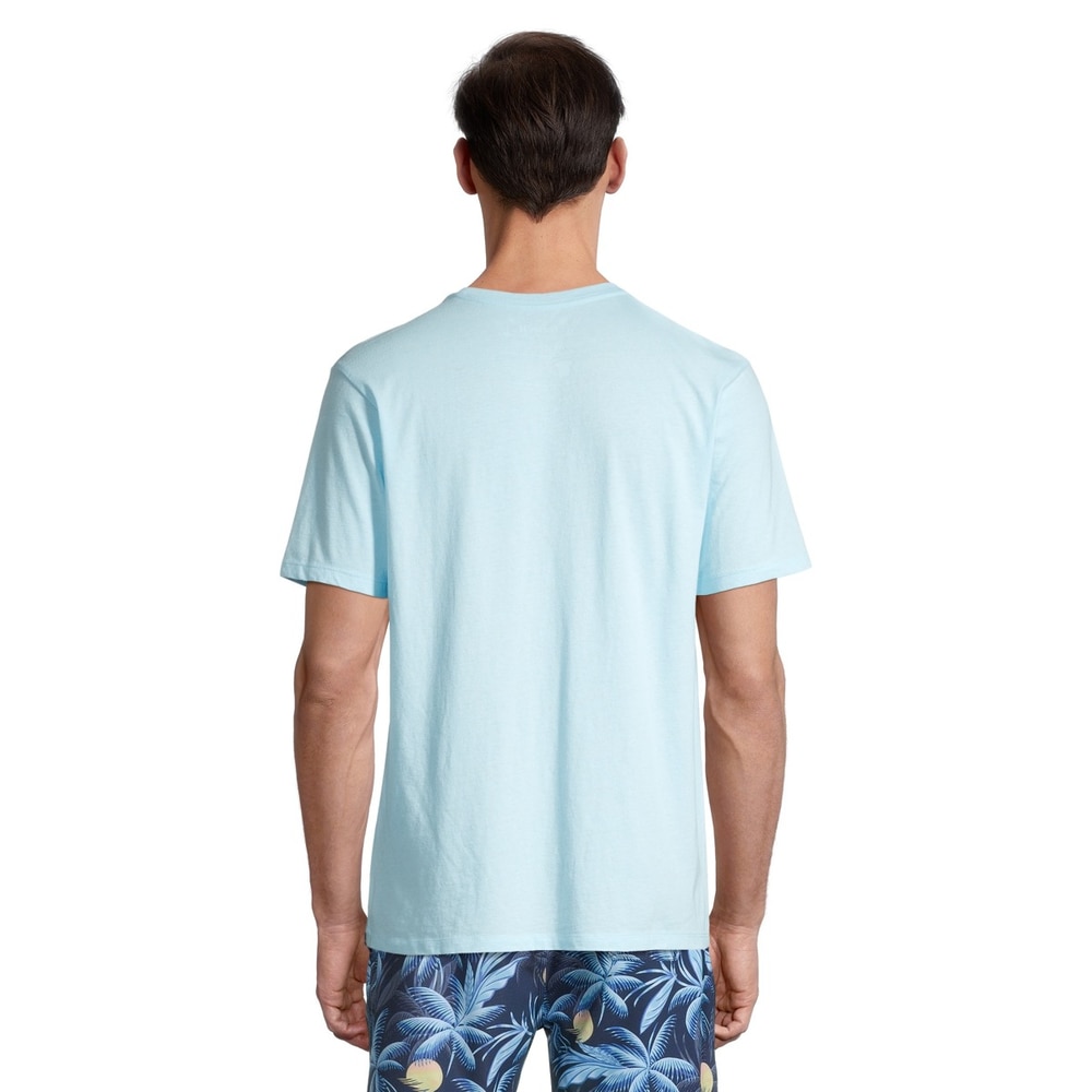 Hurley Men's Everyday Washed Ditsy T Shirt, Short Sleeve, Crew Neck, Cotton, Graphic