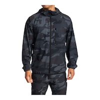 RVCA Men's Sport Yogger II Jacket Front_Flat