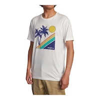 RVCA Men's South Shorts T Shirt Front_Angled_Left