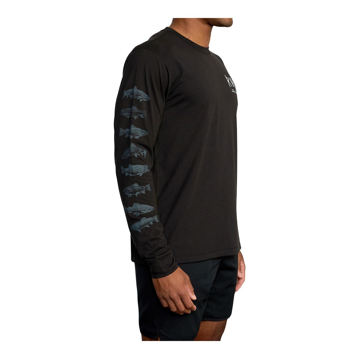 RVCA Men's Sport Ben Horton Sport Long Sleeve T Shirt