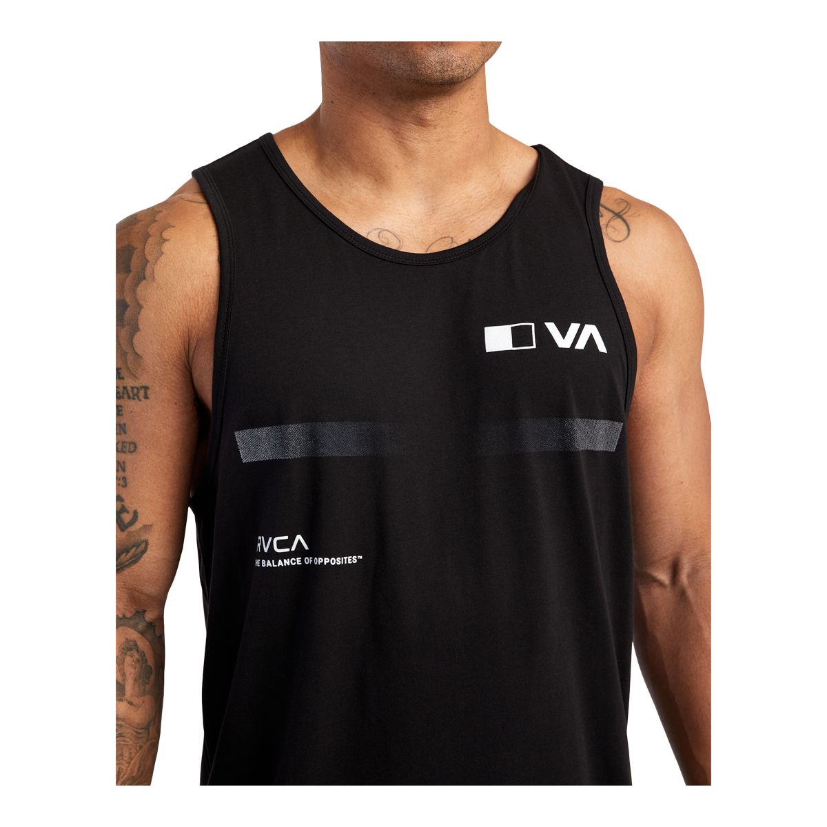 RVCA Sport Men's Sport Pix Bar Tank Top, Sweat-Wicking, Sleeveless