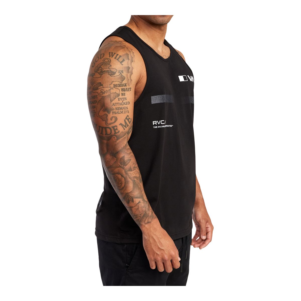 RVCA Sport Men's Sport Pix Bar Tank Top, Sweat-Wicking, Sleeveless