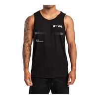 RVCA Sport Men's Sport Pix Bar Tank Top, Sweat-Wicking, Sleeveless Front_Flat