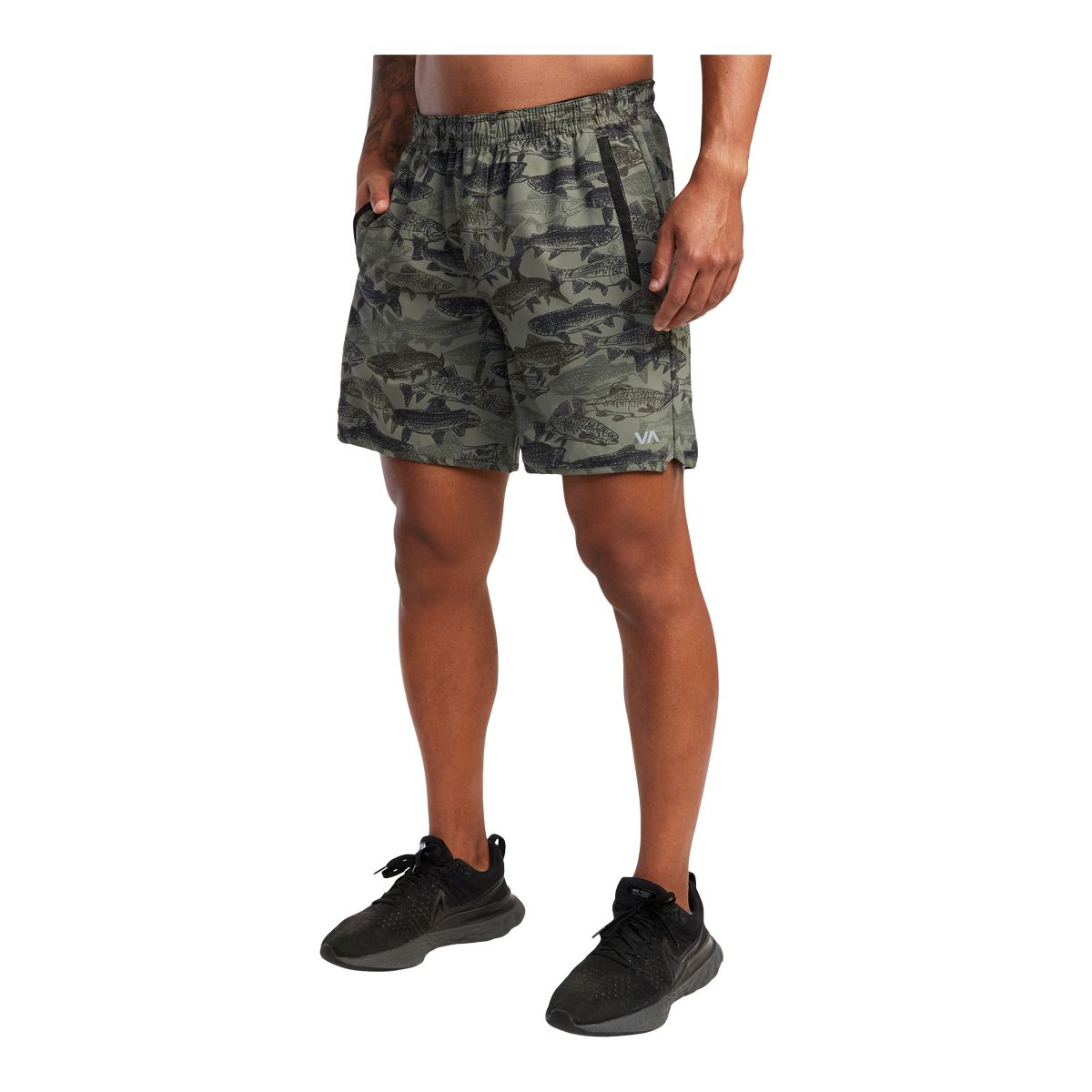 RVCA Men's Sport Ben Horton Yogger Stretch Shorts, Relaxed Fit