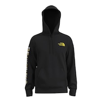 The North Face Men's Coordinates Rec Pullover Hoodie, Cotton Blend, Kangaroo Pocket Front_Flat