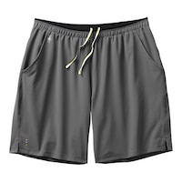 Smartwool Men's Merino Sport Lined 8-in Shorts, Slim Fit Quick-Dry Front_Flat