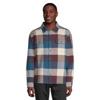 Ripzone Men's Buffalo Shacket Front_Flat