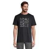 Woods Men's Cayley Graphic T Shirt Front_Flat