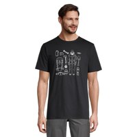 Woods Men's Cayley Graphic T Shirt Front_Flat