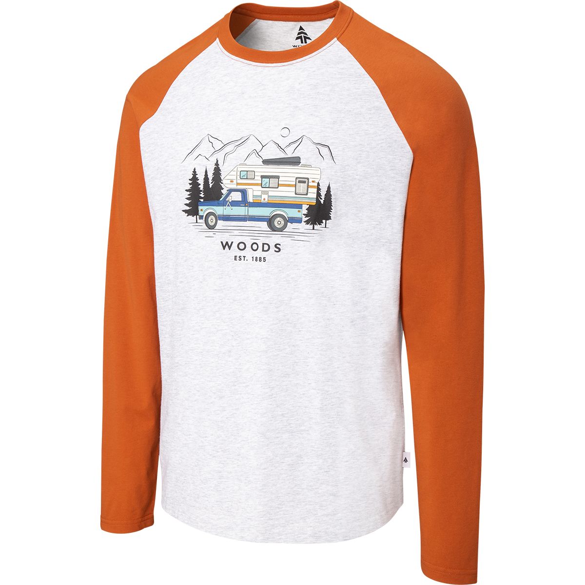 Woods Men's Dalton Basketball Long Sleeve T Shirt