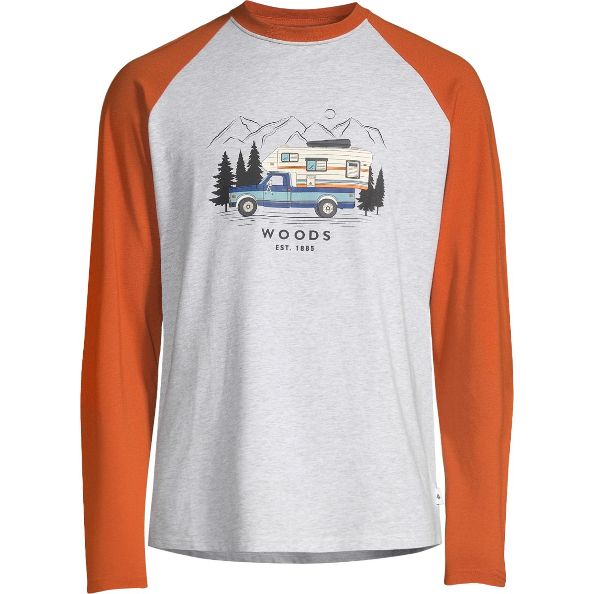 Woods Men's Dalton Basketball Long Sleeve T Shirt