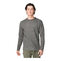 FWD Men's Friday FWD Tech Wool Waffle Top Front_Flat