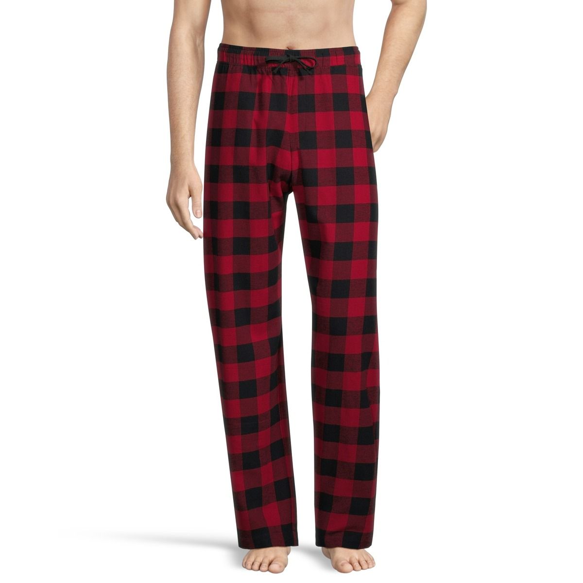 Women's Flannel Jogger Pants - Stars Above™ Red/Black XXL