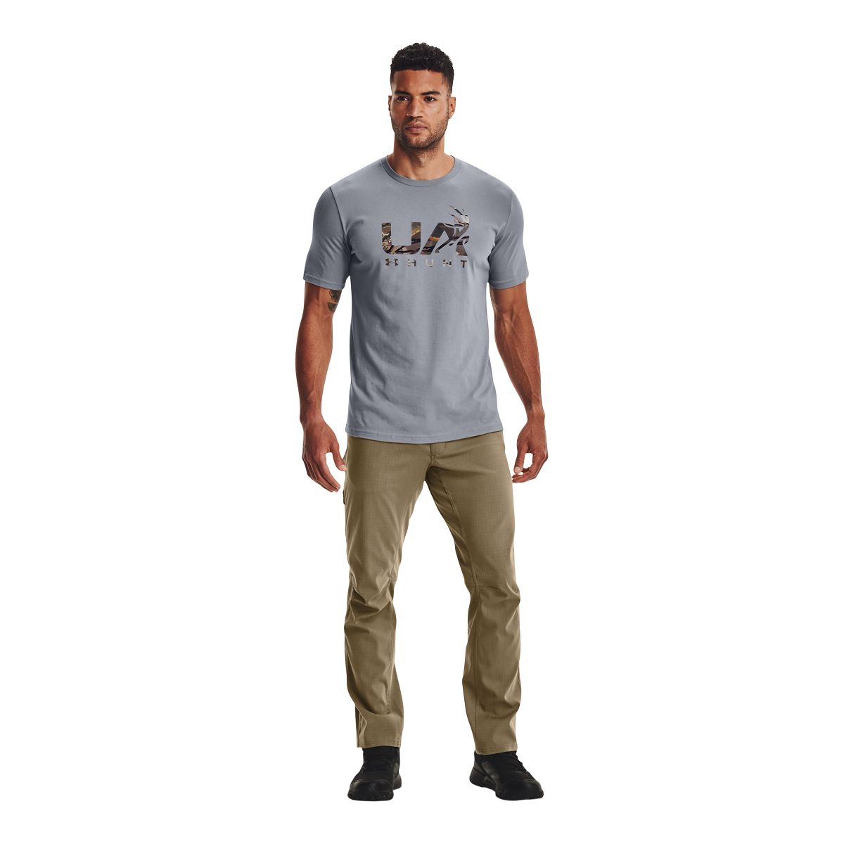 Under Armour Men's Antler Hunt Logo T Shirt