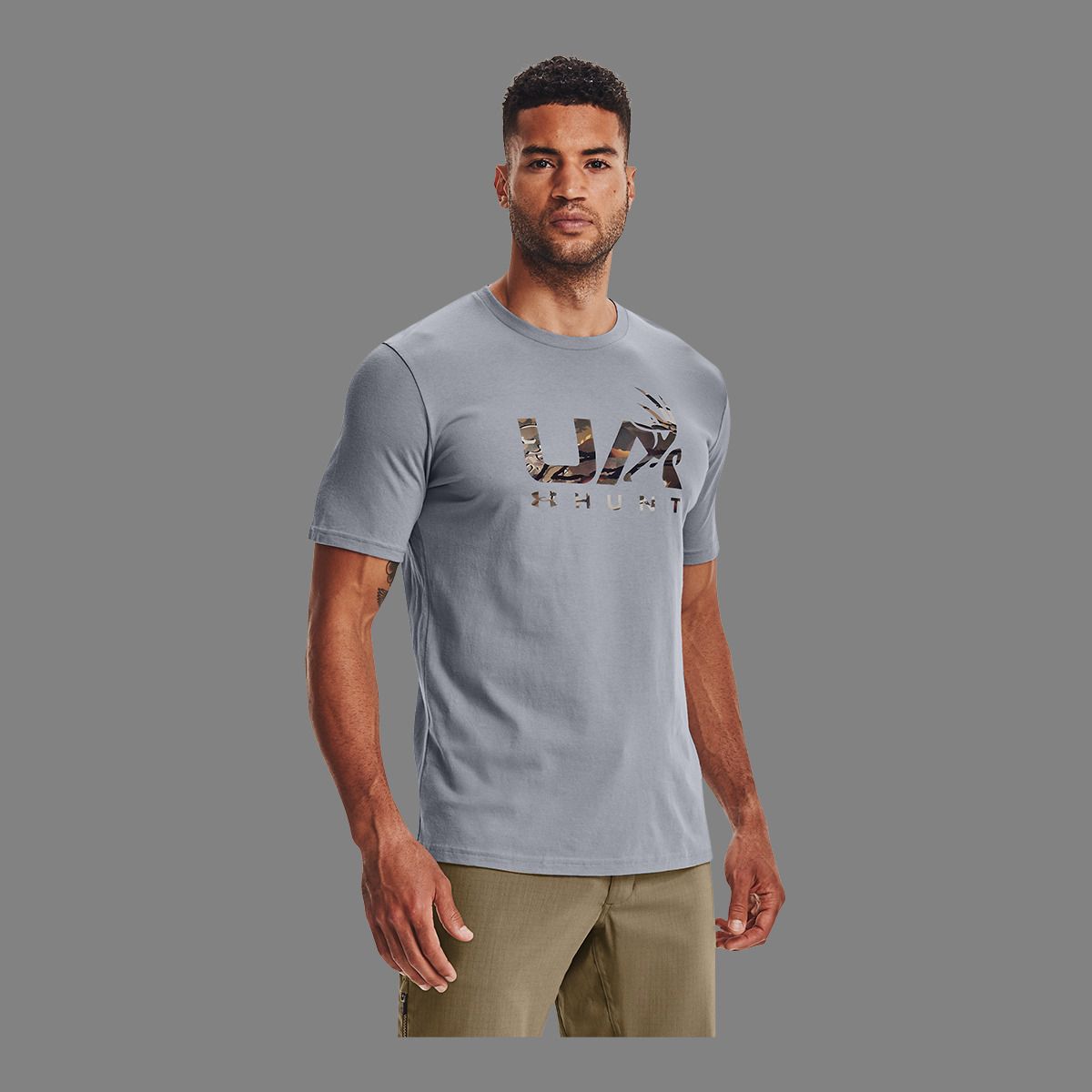 Under Armour Men's Antler Hunt Logo T Shirt