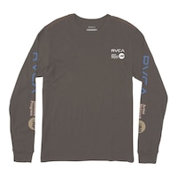 RVCA Men's ANP Long Sleeve T Shirt Front_Flat