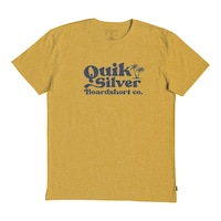Quiksilver Men's Rainy Season T Shirt, Short Sleeve, Crew Neck, CottonBlend, Graphic Front_Flat
