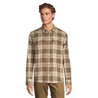Vans Men's Sycamore Long Sleeve Flannel Shirt Front_Flat