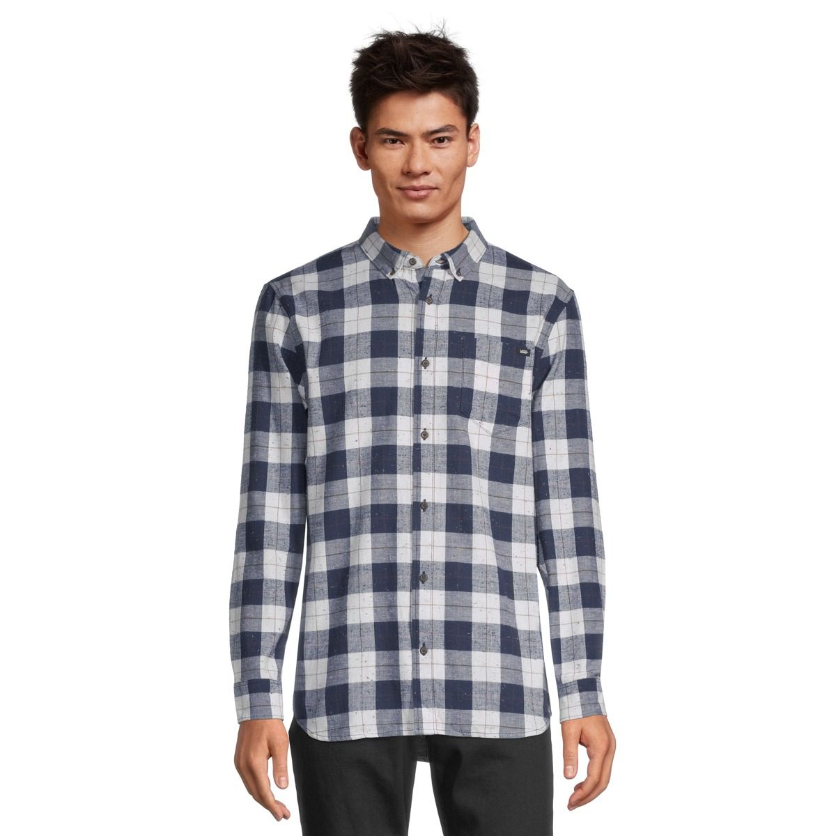 Vans Men's Monties II Long Sleeve Flannel Shirt