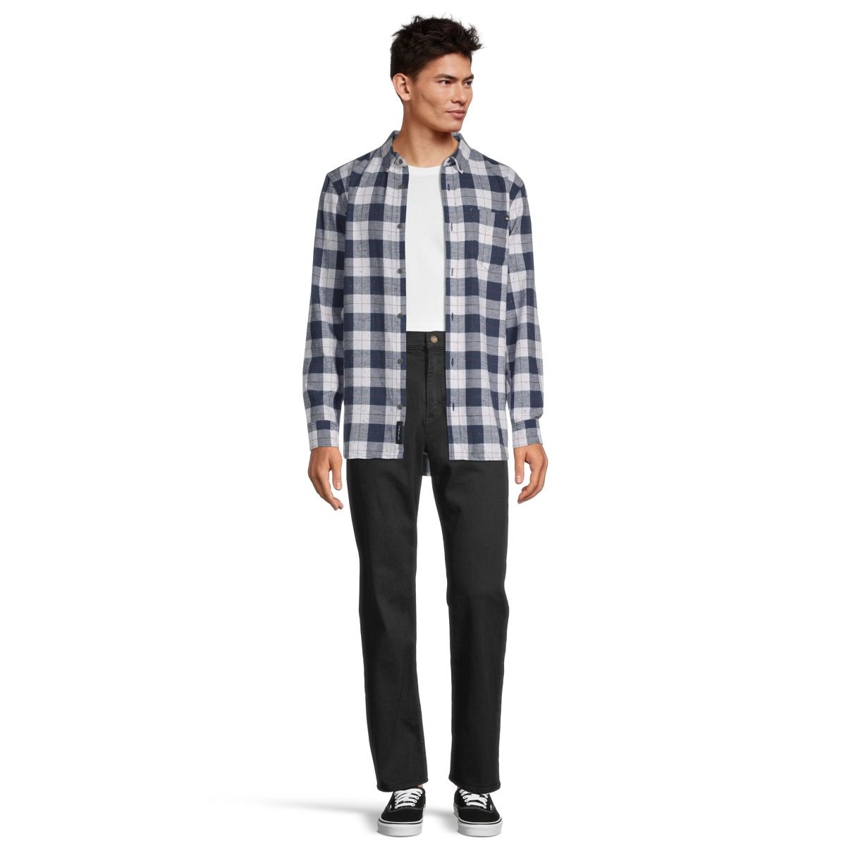 Vans Men's Monties II Long Sleeve Flannel Shirt