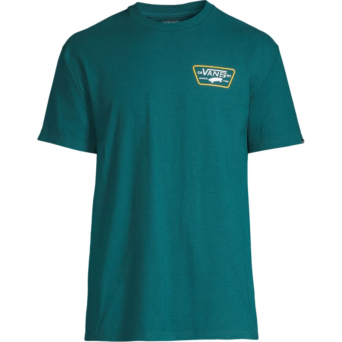 Vans Men's Full Patch Back T Shirt, Short Sleeve, Crew Neck, Cotton, Graphic