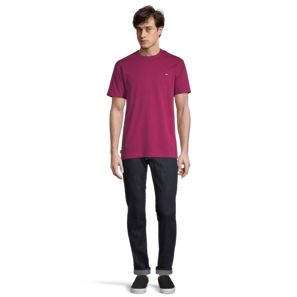 Vans Men's Off The Wall Classic T Shirt, Short Sleeve, Crew Neck, Cotton, Logo