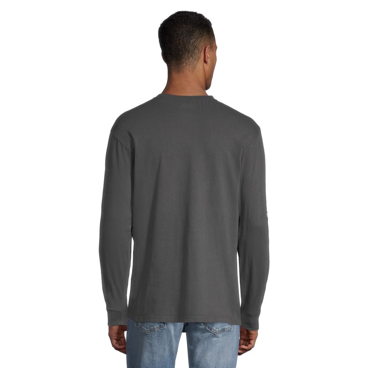 Vans Men's Trippy Grin Floral T Shirt, Long Sleeve, Crew Neck