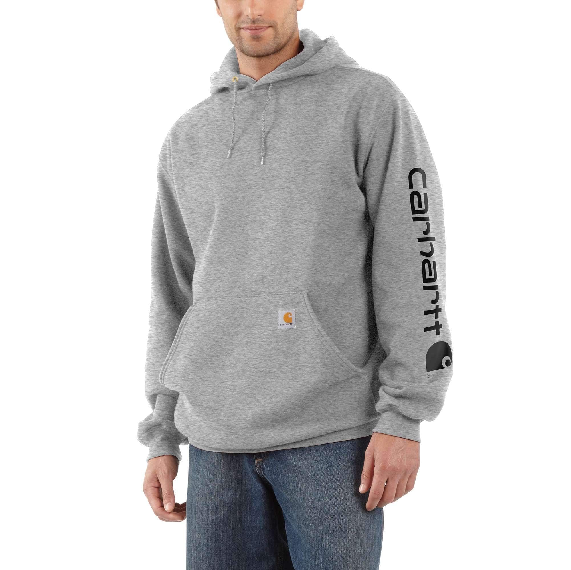 Carhartt Men's Logo Sleeve Pullover Hoodie