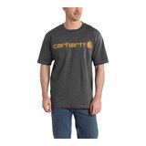 Carhartt Men's Heavyweight Logo Graphic T Shirt Front_Flat