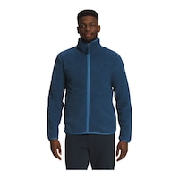 The North Face Men's Dunraven Sherpa Full Zip Top Front_Flat
