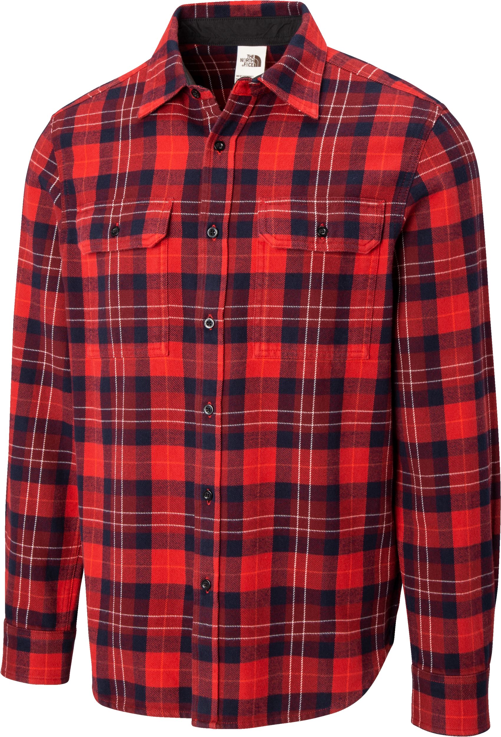 Red and black on sale plaid north face