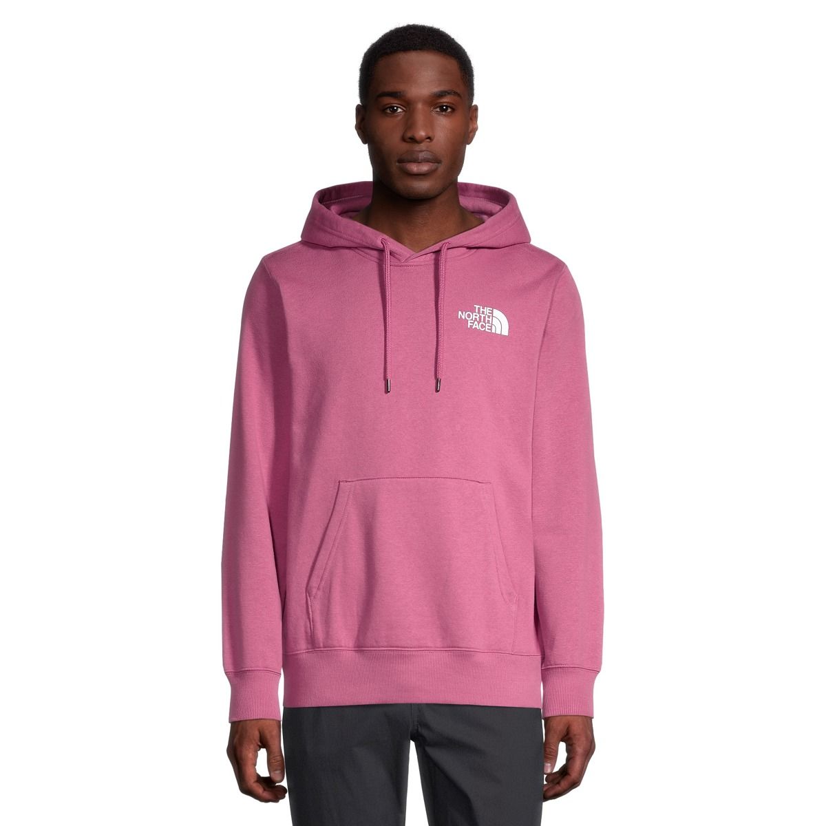 Pink north sale face hoodie