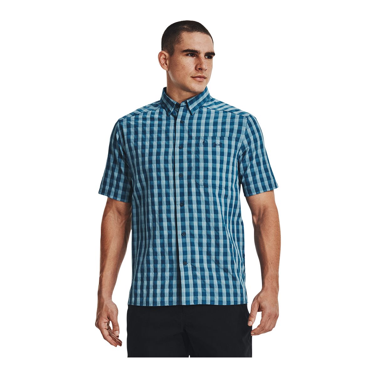 Under Armour Men's Dri-FIT Tide 2.0 Plaid T Shirt