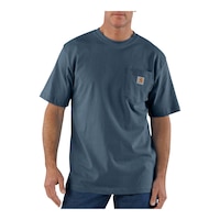 Carhartt Men's Heavyweight Pocket T Shirt Front_Flat