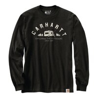 Carhartt Men's Camper Graphic Long Sleeve T Shirt Front_Flat
