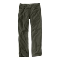 Carhartt Men's Relaxed Fit Canvas 5 Pocket Pants Front_Flat
