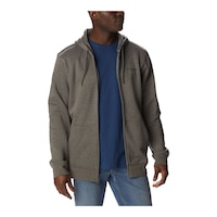 Columbia Men's Trek Full-Zip Fleece Hoodie Front_Flat